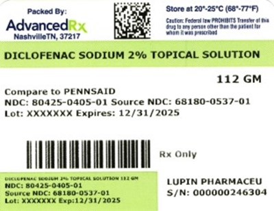 Diclofenac Sodium 2% Topical Solution #112g (Diclofenac Sodium Topical Solution 80425 0405 01)